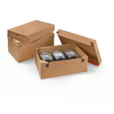 Couvercle caisse carton ouverte palettisable 57,7 x 38,9 x 9,7 cm
