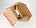 Caisse carton fond automatique aller-retour 18,4 x 14,9 x 12,7 cm | OD0628-M | Bulteau Systems