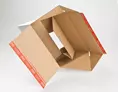 Caisse carton fond automatique aller-retour 30,6 x 18,6 x 12,7 cm | OD0629-M | Bulteau Systems