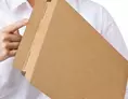 Pochette carton à soufflets et remplissage latéral 27 x 18,5 x 3 cm | OD0511-M | Bulteau Systems
