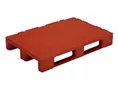 Palette plastique 1200 x 800 x 160 mm plancher lisse 3 patins | PALP007 | Bulteau Systems