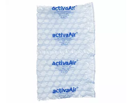 Matelas air à bulles recyclé 50% PCR 40 x 33 cm en bobine de 450 M | AIR8402 | Bulteau Systems