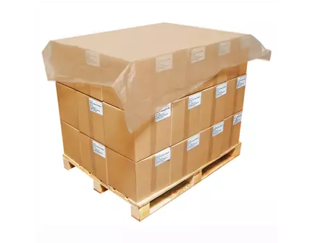 Coiffe de palette PEBD transparente recyclée 100% 1400 x 1600 mm | COB30GE-OF | Bulteau Systems