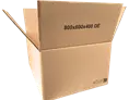 Caisse carton américaine 800 x 600 x 400 mm | CBS864-M | Bulteau Systems