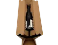 Boîte d’expédition bouteille 75 cl avec calage nid d’abeille | BOXNIDA1-M | Bulteau Systems