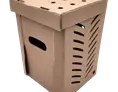 Bioseau carton réutilisable anti-odeur 10 Litres | BIOBOC10 | Bulteau Systems