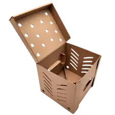 Bioseau carton réutilisable anti-odeur 7 Litres