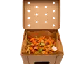 Bioseau carton réutilisable anti-odeur 7 Litres | BIOBOC7 | Bulteau Systems