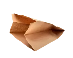Sac papier kraft 2 soufflets brun 23 x 24 cm 70g/m² pour biodéchets et collecte alimentaire