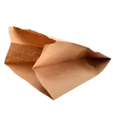 Sac papier kraft 2 soufflets brun 23 x 24 cm 70g/m² pour biodéchets et collecte alimentaire