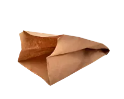 Sac papier kraft 2 soufflets brun 23 x 38 cm 70g/m² pour biodéchets et collecte alimentaire