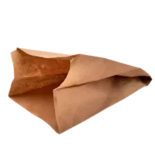 Sac papier kraft 2 soufflets brun 23 x 38 cm 70g/m² pour biodéchets et collecte alimentaire