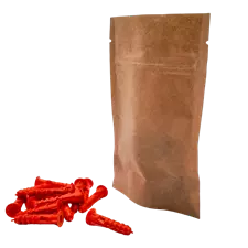 Sachet kraft Doypack sans fenêtre 8,5 x 13 x 1,8 cm