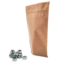 Sachet kraft Doypack sans fenêtre 16 x 24  x 3,7 cm