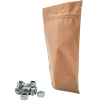 Sachet kraft Doypack sans fenêtre 16 x 24 x 3,7 cm
