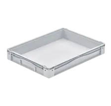 Bacs gerbables grands volumes 800 x 600 x 120 mm norme Europe