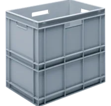 Bac gerbable standard norme Europe 600 x 400 x 325 mm