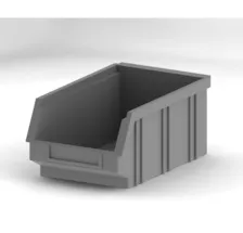 Bac à bec 35,5 x 21 x 16 cm Gris