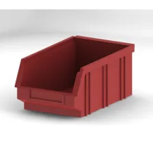 Bac à bec 35,5 x 21 x 16 cm Rouge