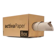 Boîte distributrice papier kraft recyclé en tube 80gr/m2 375 mm x 250 M