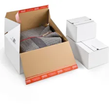 Caisse carton fond automatique aller-retour 38,9 x 32,4 x 32 cm