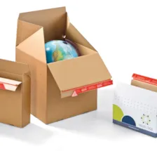 Caisse carton palettisable à fond automatique 14,5 x 9,5 x 14 cm