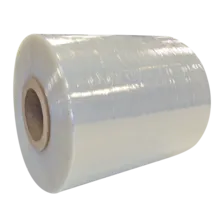Mini bobine de flm étirable machine 150% standard 23µ 250 mm x 1300 M Transparent