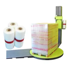 Film à pré-étirage machine 250% 23µ 500mm x 1373M Bande de garantie