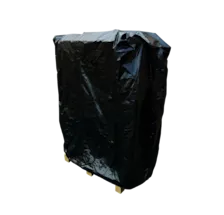 Housse standard pour palette PEBD opaque noire 1000 x 1200 x 2000 mm - 30 µ