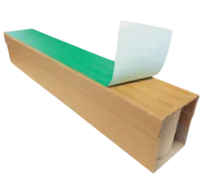 Pied de palette adhésif ultra-résistant en carton 580 x 90 x 100 mm 4 tubes adhésifs
