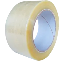Ruban adhésif polypropylène acrylique à déroulement silencieux transparent 48 mm x 100 m