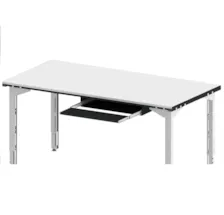 Support clavier/souris sur glissières sous table