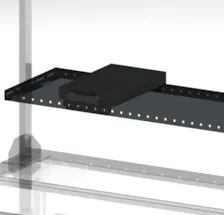 Support imprimante 60 cm x 40 cm sur étagère profondeur 60 cm